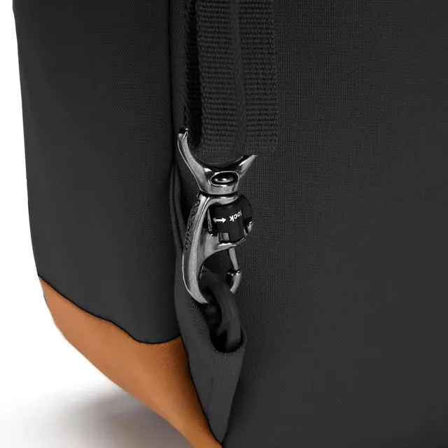 Alt view image 6 of 7 - Pacsafe Unisex Go Anti-Theft Adjustable 13" Laptop Backpack, 15L, Jet Black