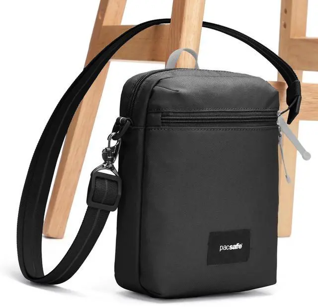 Alt view image 4 of 7 - Pacsafe Unisex Go Anti-Theft Adjustable Festival Crossbody Bag, Jet Black