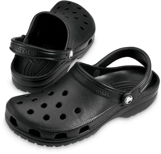 Alt view image 2 of 7 - Crocs Unisex Classic Clog Roomy Fit Waterproof & Comfortable Shoes, Black, M17