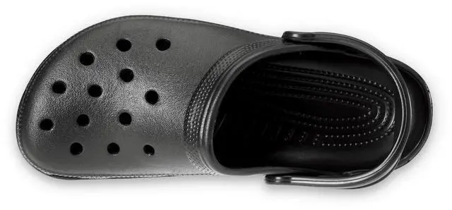Alt view image 3 of 7 - Crocs Unisex Classic Clog Roomy Fit Waterproof & Comfortable Shoes, Black, M17