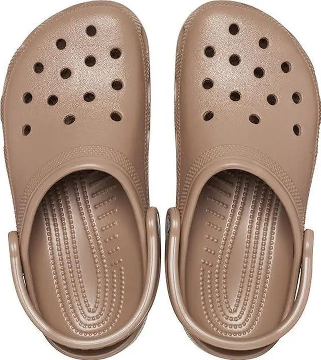 Alt view image 3 of 4 - Crocs Unisex Classic Comfort Lightweight Casual Clogs, Latte, M10W12