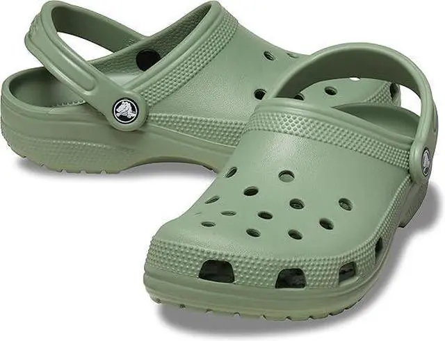 Alt view image 4 of 4 - Crocs Unisex Classic Comfort Lightweight Casual Clogs, Moss, M13