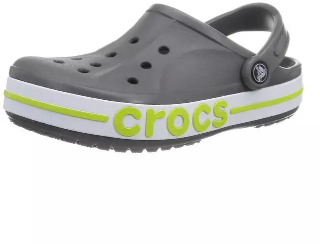 Main image of Crocs Unisex Classic Graphic Bayaband Comfortable Clog,Slate Grey/Lime Punch, M5W7