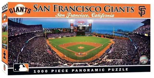 Main image of Masterpieces San Francisco Giants 1000pc Panoramic Jigsaw Puzzle, Age 13+