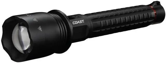 Main image of Coast XP40R 8000 Lumen Rechargeable Dual-Power LED Flashlight, 5 Modes, Black