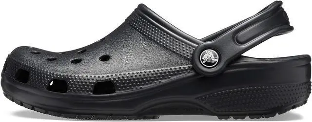 Alt view image 2 of 5 - Crocs Unisex Classic Comfort Lightweight Casual Clogs, Black, M9/W11