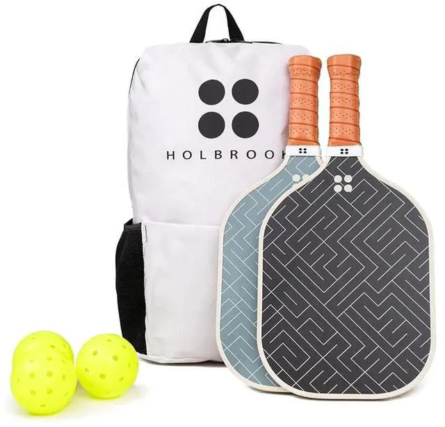 Main image of Holbrook Rove 2 Pickleball Paddles Set with Pickleball Balls and Backpack