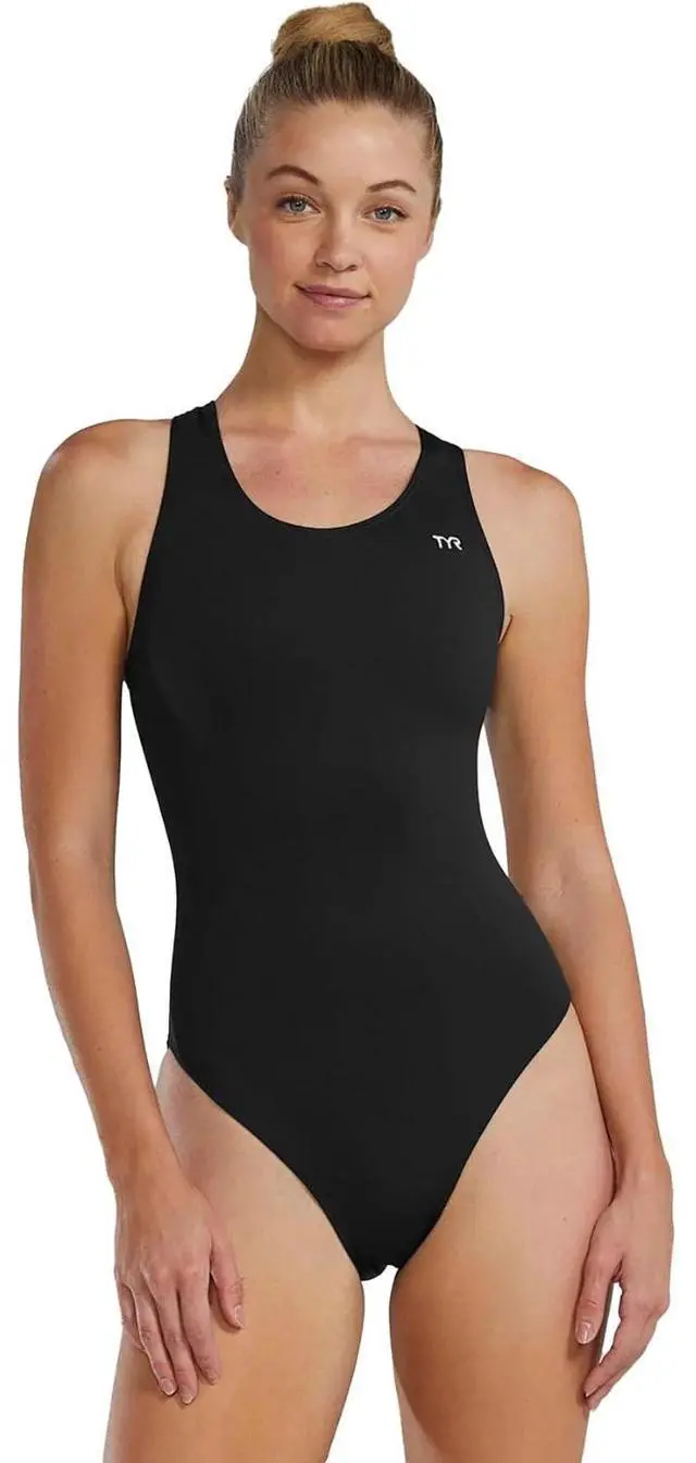 Main image of TYR Women's Comfortable Durafast Elite Maxfit Swimsuit, Black, Size 30
