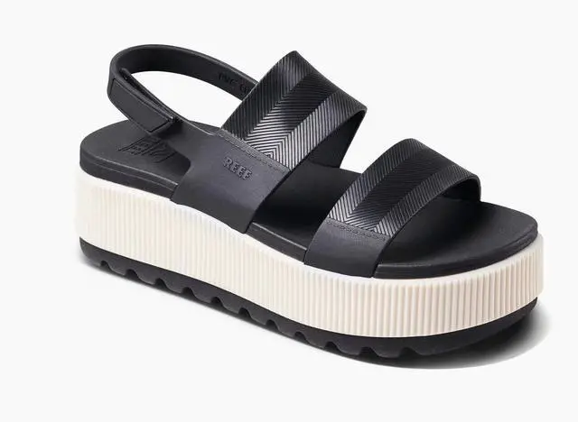 Main image of REEF Women's Water Vista Higher Regular Sandal, Black Vintage, Size 10M
