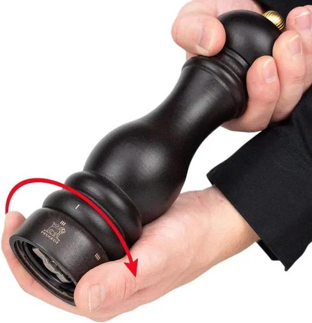 Alt view image 3 of 4 - Peugeot Paris u'Select 12-Inch Manual Pepper Mill, Adjustable Grinder, Graphite