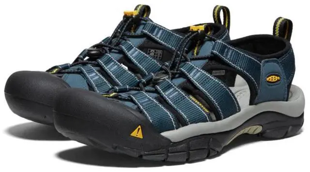 Alt view image 6 of 6 - KEEN Men's Newport H2 Closed Toe Water Sandals - Navy/Medium Grey, Size 11