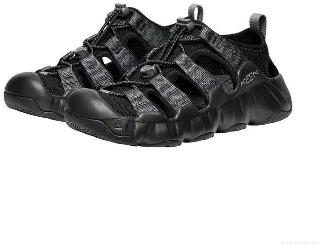 Alt view image 2 of 7 - KEEN Women's Hyperport H2 Regular Hiking Sandals, Black/Steel Grey, Size 9