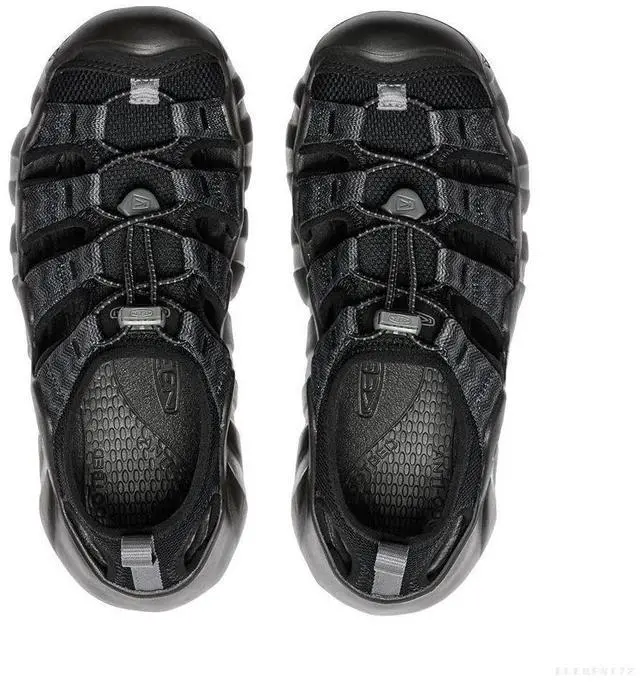 Alt view image 4 of 7 - KEEN Women's Hyperport H2 Regular Hiking Sandals, Black/Steel Grey, Size 9