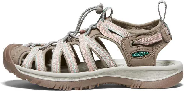 Alt view image 4 of 6 - KEEN Womens Whisper Closed Toe Durable Sandals, Taupe/Coral, Size 7.5