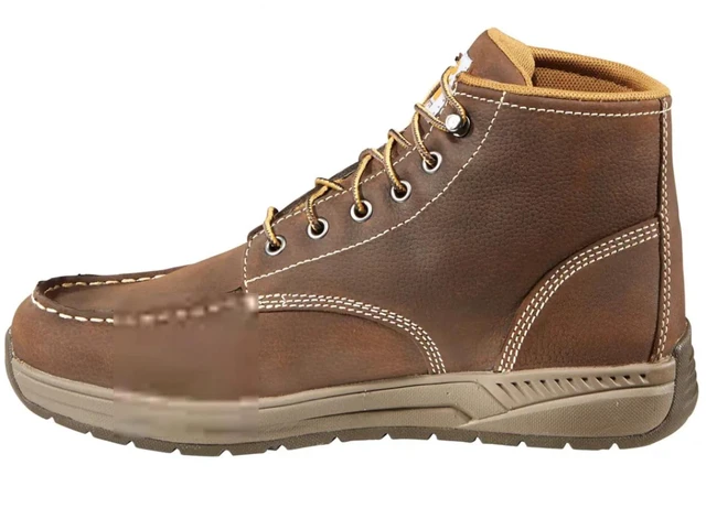 Alt view image 3 of 7 - Carhartt Lightweight Wedge Moc Toe Chukka Regular/Wide Boot, Brown, Size M 11