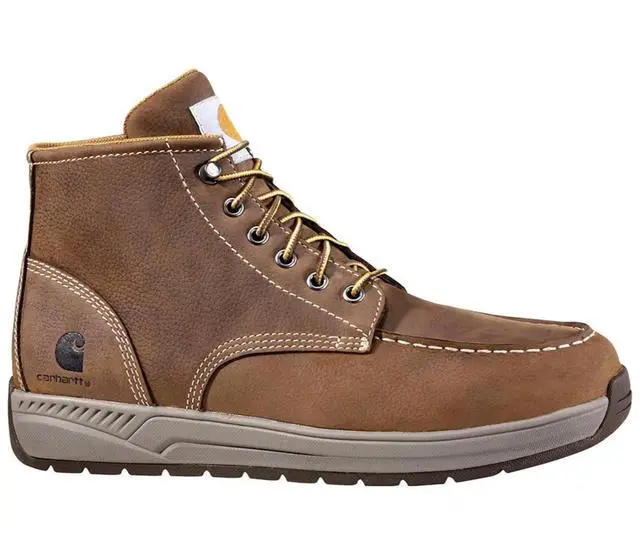 Alt view image 2 of 7 - Carhartt Lightweight Wedge Moc Toe Chukka Regular/Wide Boot, Brown, Size W 12