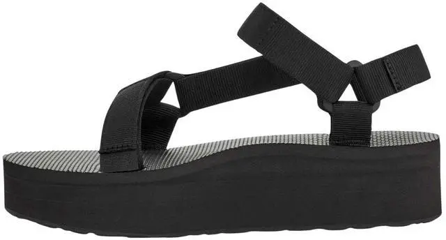 Alt view image 3 of 7 - Teva Women's Lightweight Flatform Universal Regular Sandal, Black, Size 8