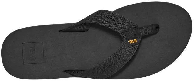 Alt view image 5 of 7 - Teva Women's Mush II Flip-Flop Comfortable Regular Sandal, Black, Size 11