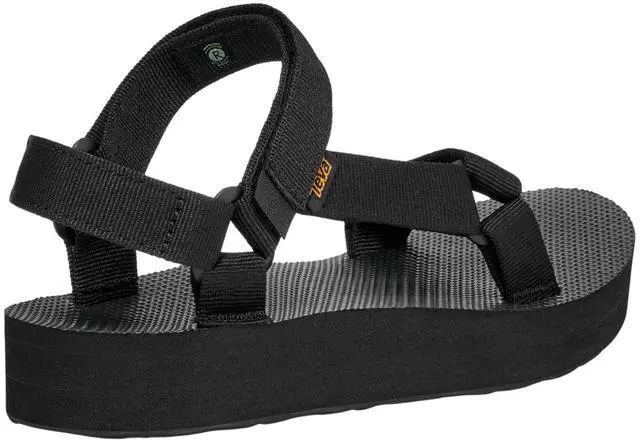Alt view image 4 of 7 - Teva Women's Midform Universal Comfortable Regular Sandal, Black, Size 10