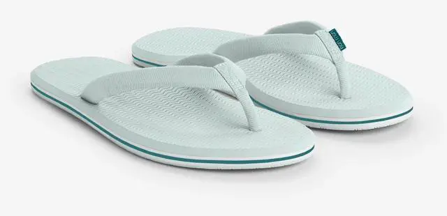 Main image of Hari Mari Women's Dunes Boat Safe Waterproof Flip Flops, Seaglass, Size 10