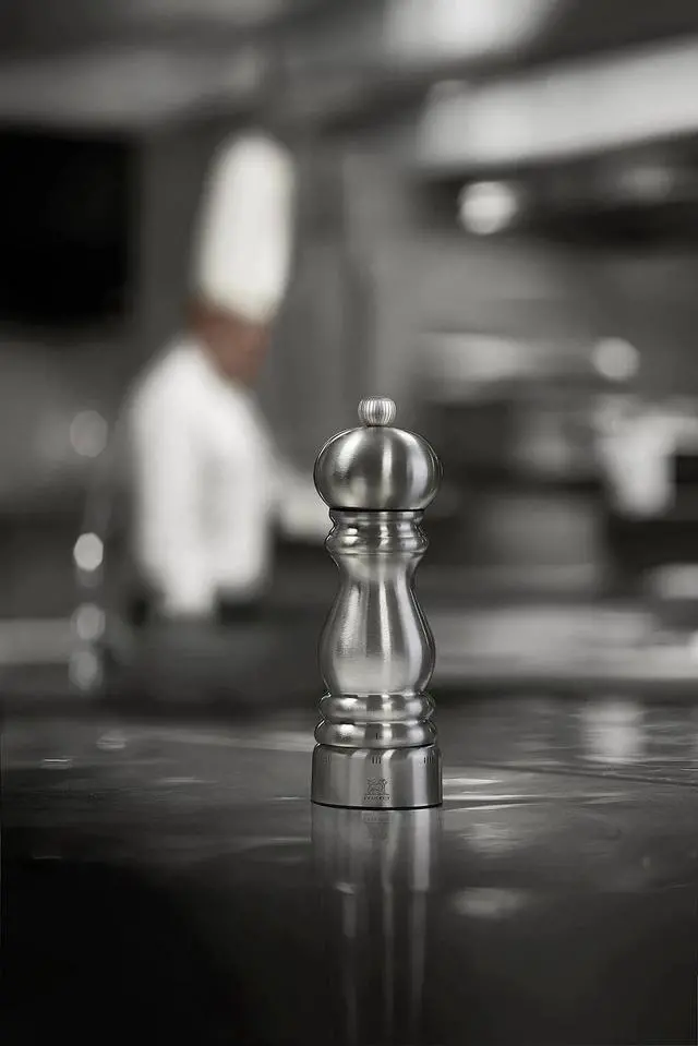Alt view image 2 of 6 - Peugeot 32487 Paris Chef u'Select 7-Inch Stainless Steel Salt Mill