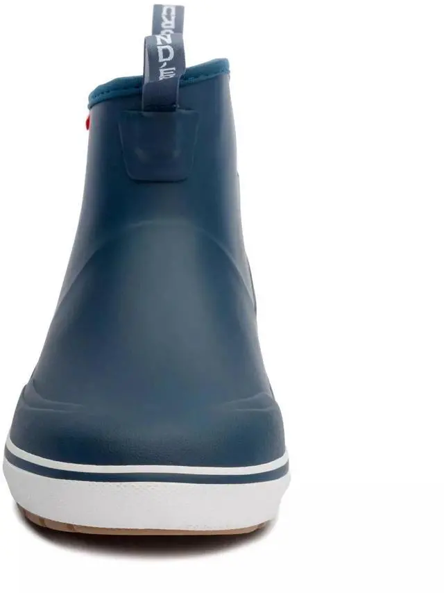 Alt view image 4 of 5 - Grundens Mens DECK-BOSS Waterproof Slip-On Ankle Boot - Deep Water Blue, Size 12