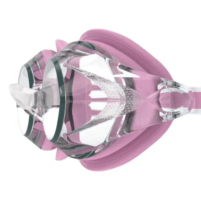 Alt view image 3 of 6 - Speedo Womens Vanquisher 3.0 Anti-Fog Swimming Goggles, Pink/Clear