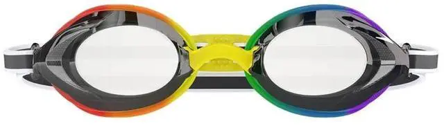 Alt view image 2 of 7 - Speedo Womens Vanquisher 3.0 Mirror Anti-Fog Swimming Goggles, Rainbow