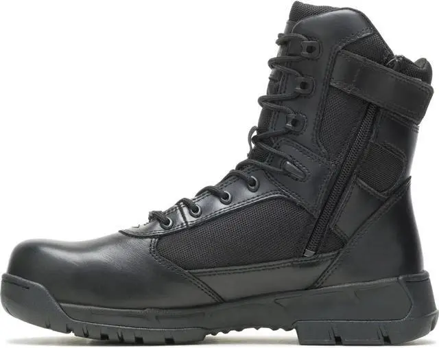 Alt view image 3 of 5 - Bates Men's Sport 2 Tall Zip Composite Toe Black Military & Tactical Boot, Size W 10.5