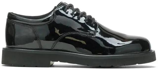 Alt view image 2 of 7 - Bates Men's Comfortable High Gloss Duty Oxford Uniform Shoe, Black, Size M 11