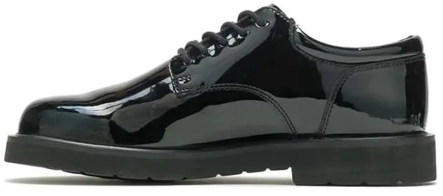 Alt view image 4 of 7 - Bates Men's Comfortable High Gloss Duty Oxford Uniform Shoe, Black, Size M 11
