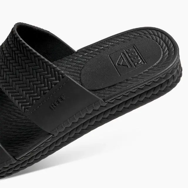 Alt view image 5 of 7 - REEF Women's Water Vista Slide Slip On Regular Sandal - Black, Size 9