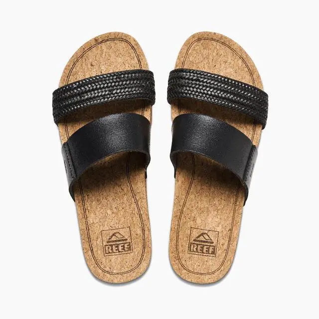 Alt view image 6 of 7 - REEF Women's Cushion Vista Hi Comfortable Regular Sandal - Black Braid, Size 10
