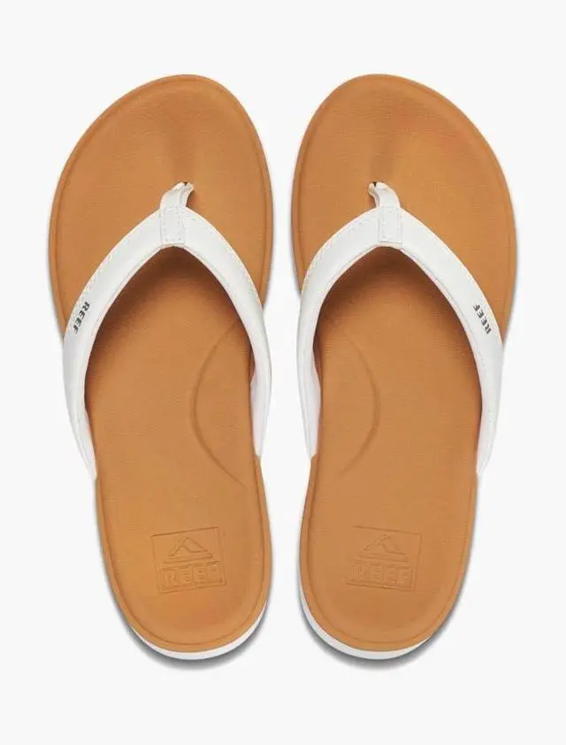 Alt view image 3 of 6 - REEF Women's Cushion Cloud Flip Flop Regular Sandal - White/Tan, Size 9