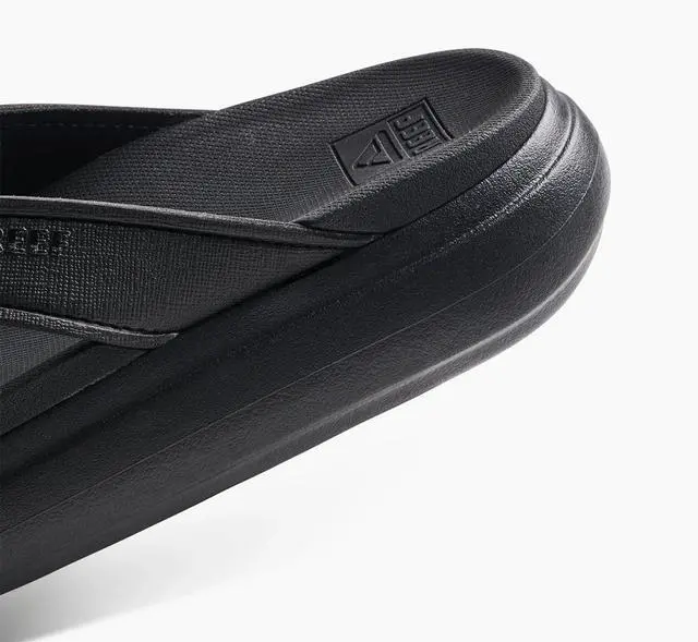 Alt view image 2 of 7 - REEF Women's Cruiser Bondi Flip Flop Regular Sandal - Black/Black, Size 8