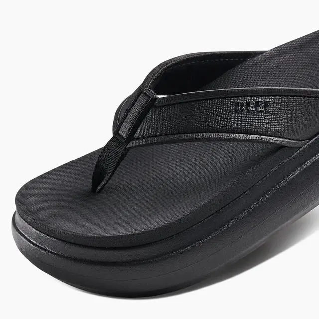 Alt view image 5 of 7 - REEF Women's Cruiser Bondi Flip Flop Regular Sandal - Black/Black, Size 8