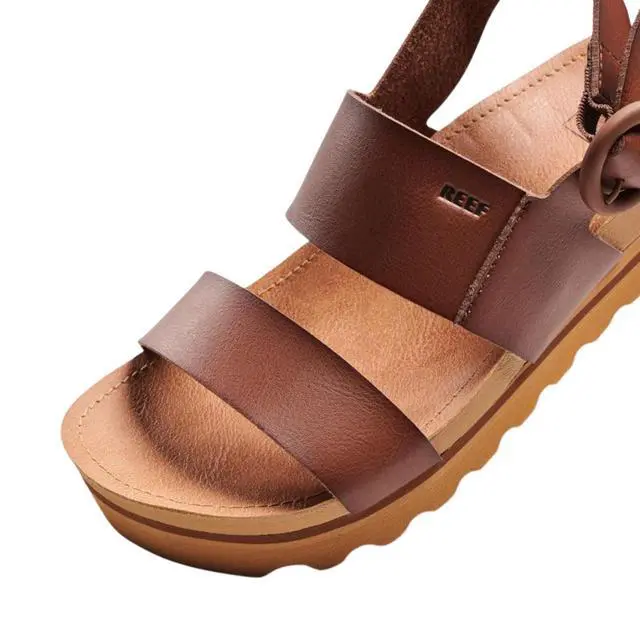 Alt view image 4 of 6 - REEF Women's Vista Hi Comfortable Regular Buckle Sandal - Espresso, Size 7