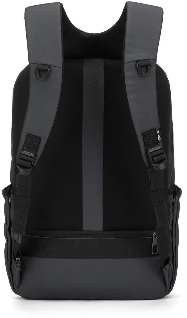Alt view image 2 of 6 - Pacsafe Metrosafe X Anti-Theft 25L Backpack with Padded 16" Laptop Sleeve, Slate