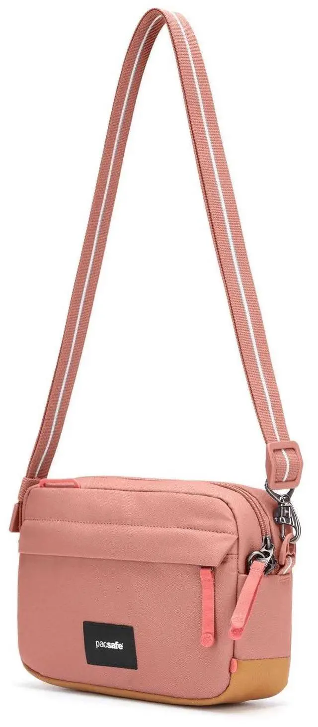 Alt view image 2 of 7 - Pacsafe GO Anti-Theft Crossbody Bag with Adjustable Strap, One Size, Rose