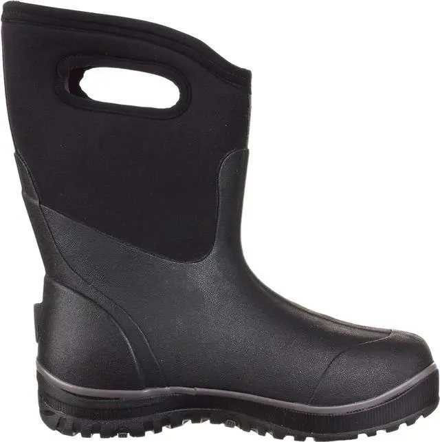 Alt view image 2 of 7 - Bogs Men's Ultra Mid Waterproof Regular Winter & Rain Boot - Black, Size 14