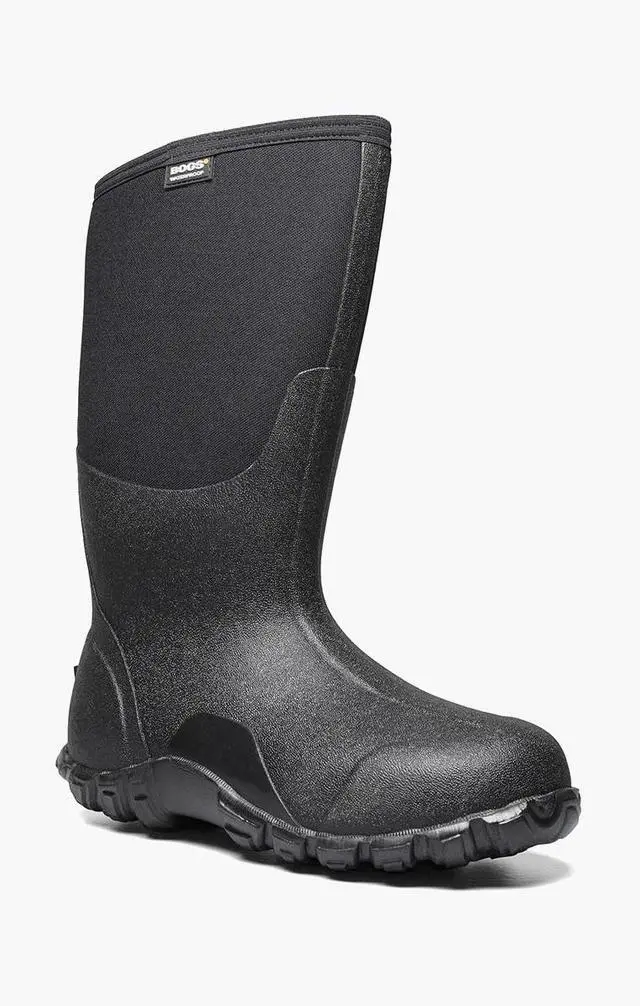 Alt view image 6 of 7 - Bogs Men's Comfortable Waterproof Standard Classic High Boot - Black,Size 13