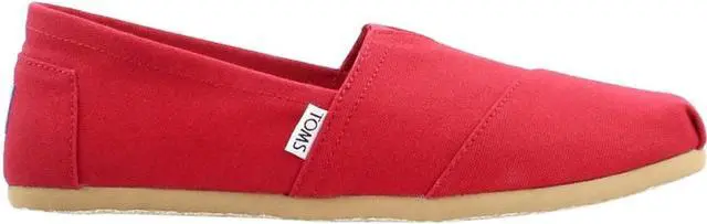Alt view image 4 of 5 - TOMS Men's Original Classic Insole Print Slip-On Casual Shoes, Red, Size 13