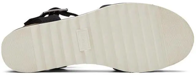 Alt view image 6 of 7 - TOMS Women's Diana Wedge Comfortable Regular Sandal, Black, Size 9.5