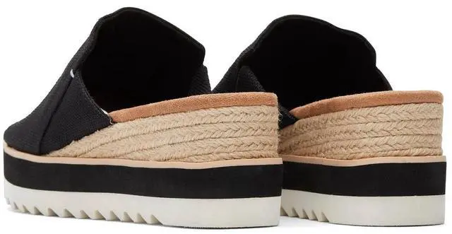 Alt view image 5 of 7 - TOMS Women's Diana Mule Wedge Comfortable Regular Sandal, Black, Size 8.5