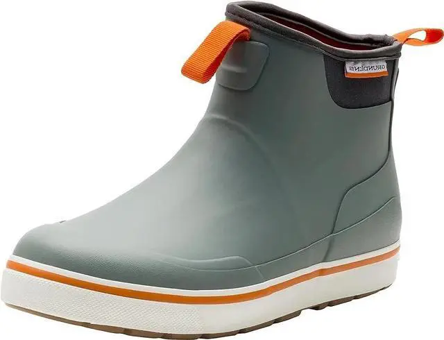 Main image of Grundens Mens DECK-BOSS Comfortable Ankle Boot - Monument Grey, Size US M 10