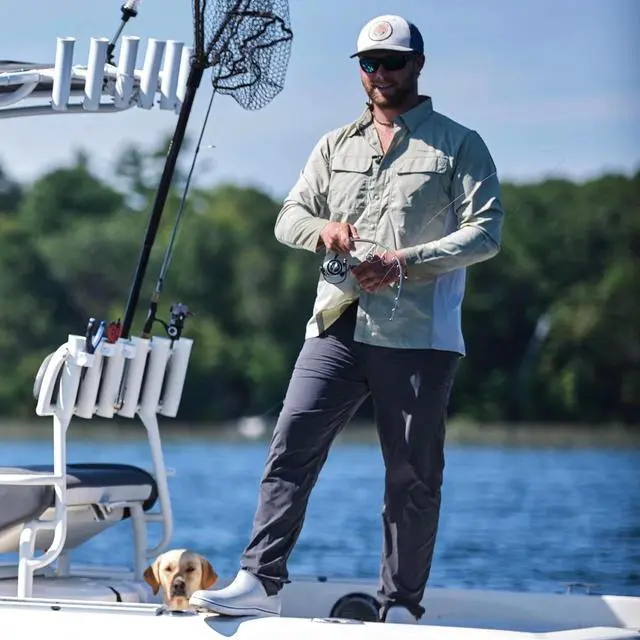 Alt view image 3 of 7 - Grundens Mens DECK-BOSS Waterproof Ankle Boot, White Squall, Size 11