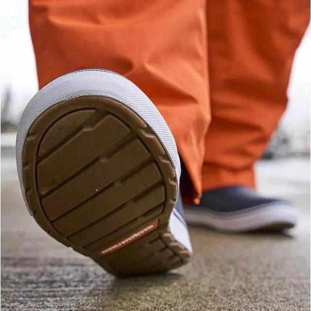 Alt view image 3 of 6 - Grundens Mens DECK-BOSS Waterproof Slip-On Ankle Boot - Navy, Size M 9