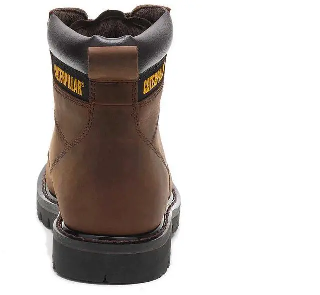 Alt view image 4 of 6 - Caterpillar Men's Comfortable Second Shift Soft Toe Work Boot - Dark Brown, Size 10.5