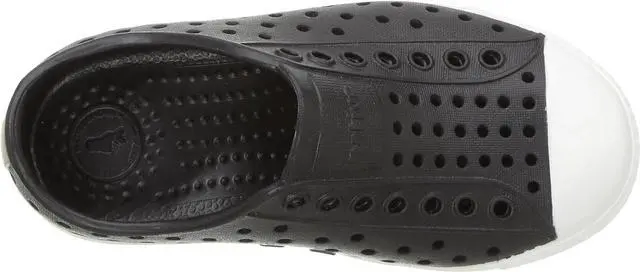 Alt view image 4 of 6 - Native Kid's Jefferson Slip-On Sneakers, Jiffy Black/Shell White, Size C4 M US