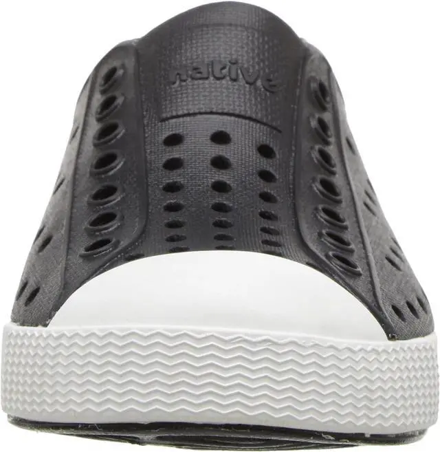 Alt view image 5 of 6 - Native Kid's Jefferson Slip-On Sneakers, Jiffy Black/Shell White, Size C6 M US